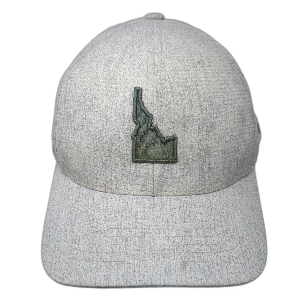 Adidas Snapback Gray Hat One Size Boise Idaho State Map Polyester Golf Cap